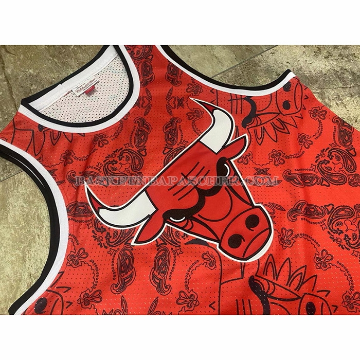 Maillot Chicago Bulls Michael Jordan NO 23 Mitchell & Ness 1996-97 Rouge2
